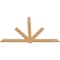 Ekena Millwork Kennewick Timber Gable Bracket, Western Red Cedar, 96"W x 60"H x 1 1/2"D x 5 1/2"F, 15/12 Pitch GBW096X60X0206KEN00SWR - alternate 4